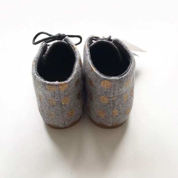 ZARA NWT gray fabric bluchers size 24(7.5) - Picture 5 of 9